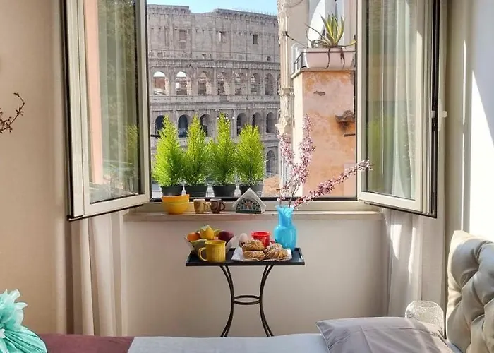 Rental In Rome Colosseo View Luxury